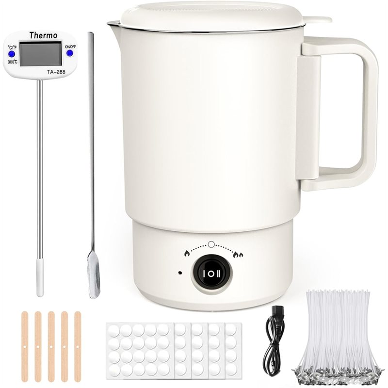 Candle Making Vessels - Zestaw elektrycznego topiarki do wosku A47U