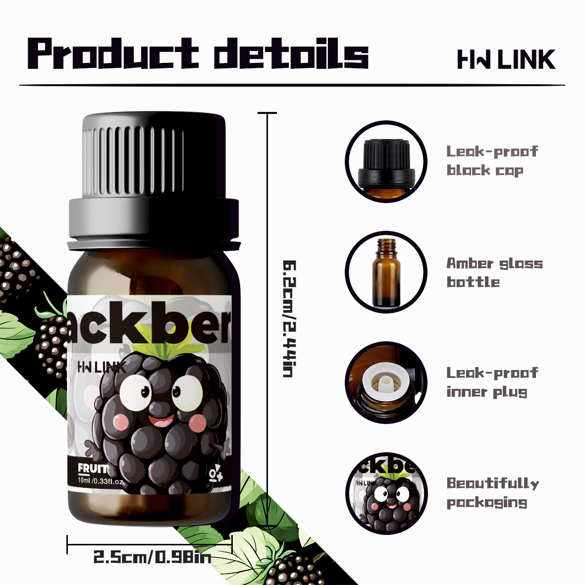 Olejek eteryczny z jeżyn 10ml, – Candle Making Oils recenzja i cena