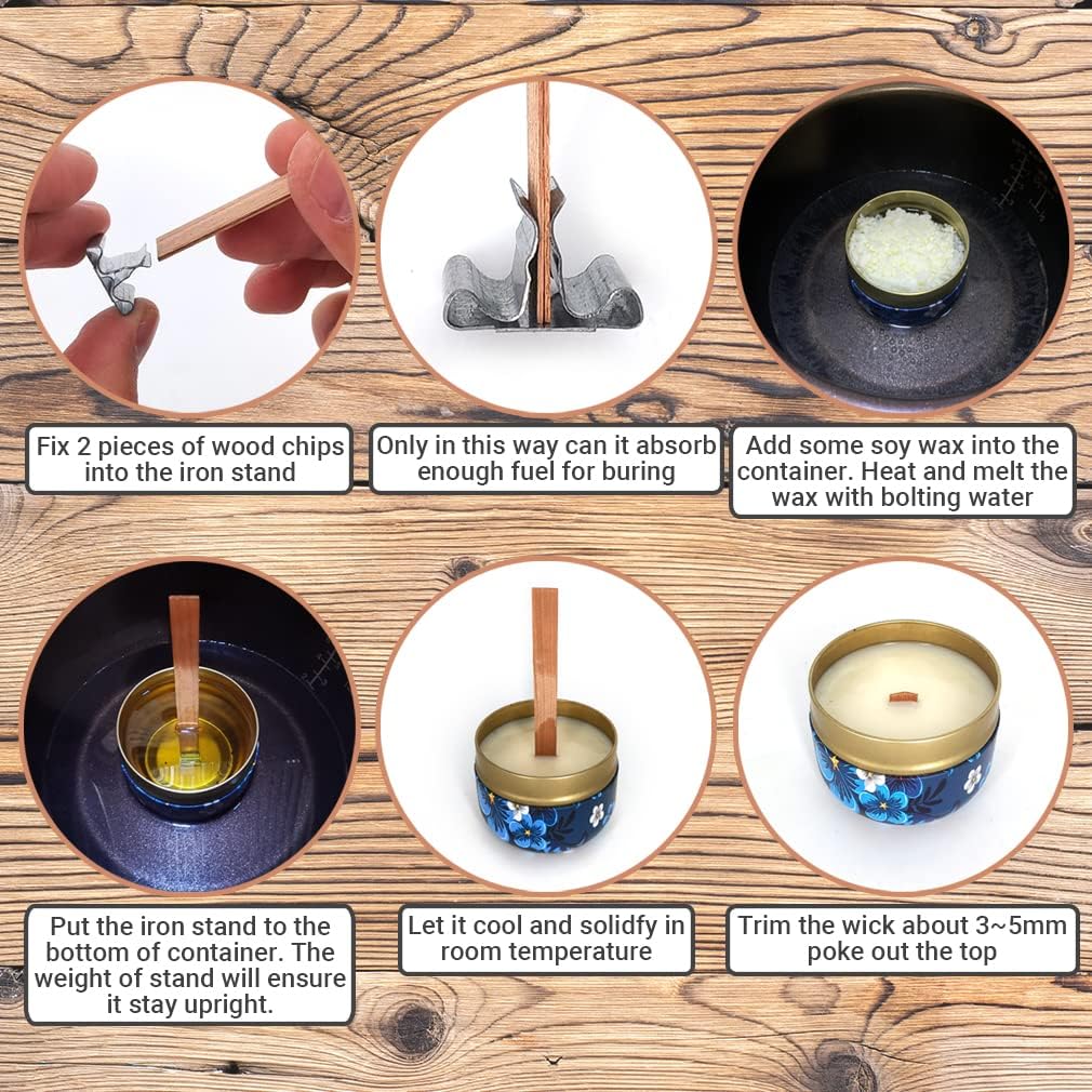 Drewniane knoty do świec z pod – Wood Wick Crackle recenzja i cena