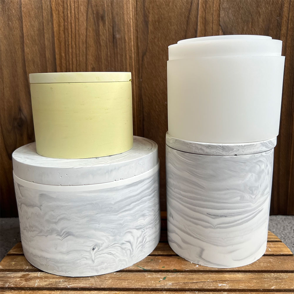 Okrągła Cementowa Forma Siliko – Candle Making Vessels recenzja i cena